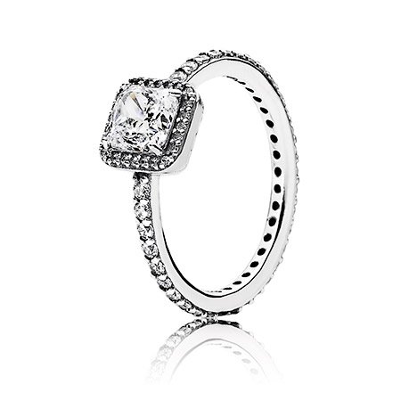 Каблучка Pandora Вічна класика 190947CZ