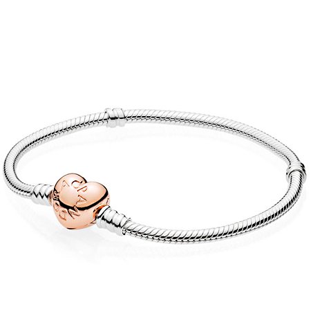 Браслет Pandora Rose із замком у формі серця 580719