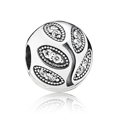 Кліпса Pandora Виблискуюче листя 791416CZ