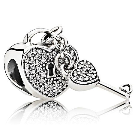 Шарм Pandora Ключ до серця 791429CZ