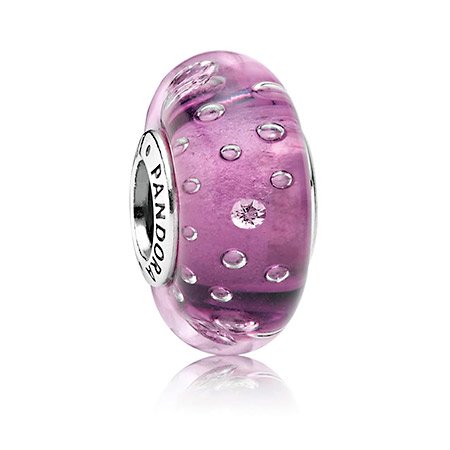 Мурано Pandora Фіолетове скло 791616CZ