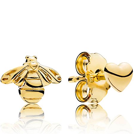Сережки Pandora Shine Серце і Бджола 267071