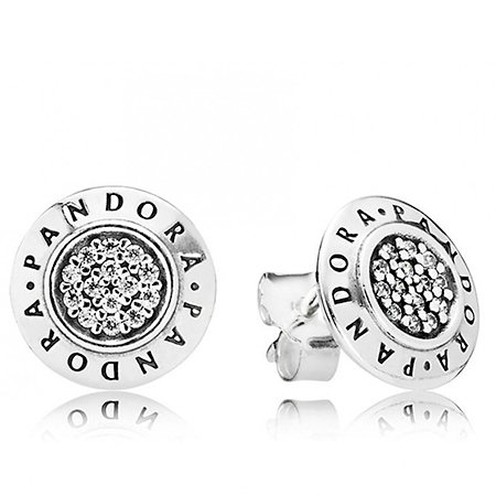 Сережки з логотипом Пандора 290559CZ