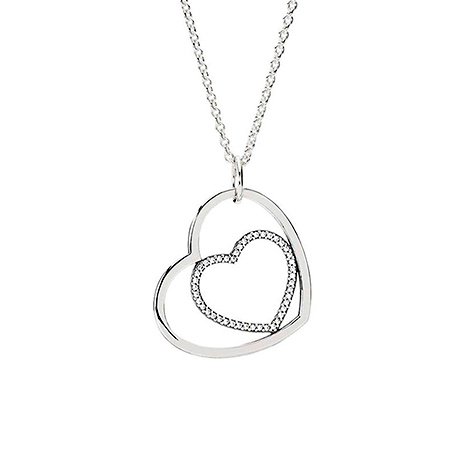 Кольє Серцем до серця 390364CZ
