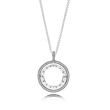 Кольє серця Pandora, що Обертаються 397410CZ-60