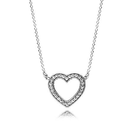 Кольє Серце Pandora 590534CZ-45