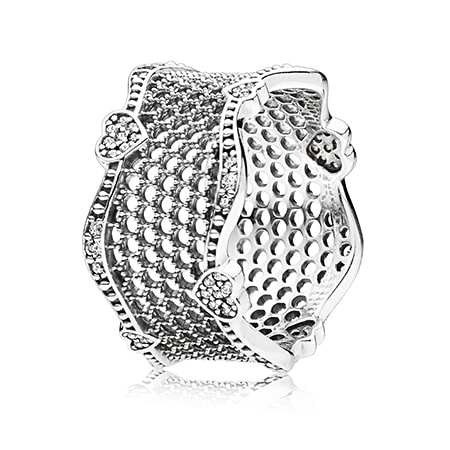 Каблучка Мереживо любові 197706CZ