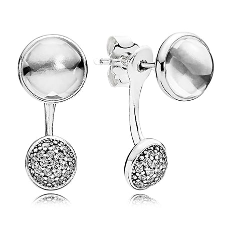 Сережки Мерехтливі краплі 290728CZ