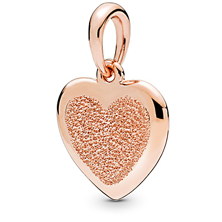 Підвіска Pandora Rose Матове сяйво серця 387926