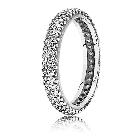 Каблучка Pandora з оксидом цирконію 190909CZ