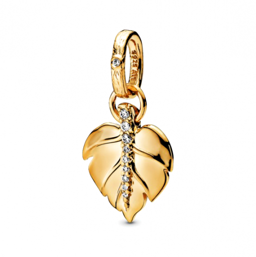 Підвіска кулон Pandora Shine Сяючий лист 368251CZ
