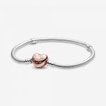 Браслет Pandora Rose із замком у формі серця