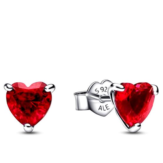Сережки Червоне серце 292549C01