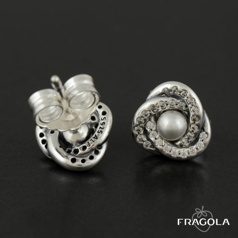 Серьги Pandora любовные узы