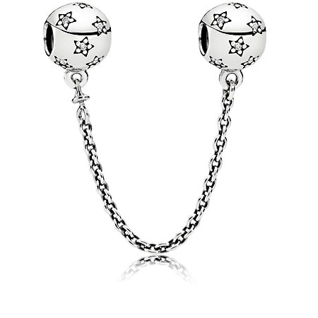 Защитная цепочка Серебряные звезды 791782CZ