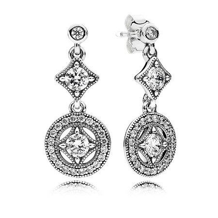 Серьги Винтажное очарование 290722CZ