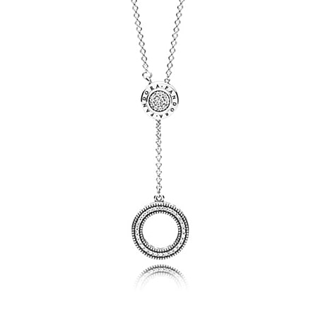 Колье Логомания 397445CZ-70