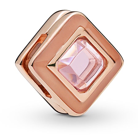 Шарм Pandora Rose Reflexions Розовый сияющий ромб 787888NPO