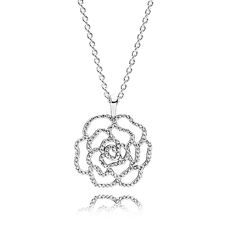 Подвеска Сияющая роза 390368CZ