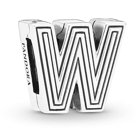Шарм Буква W Pandora Reflexions 798219