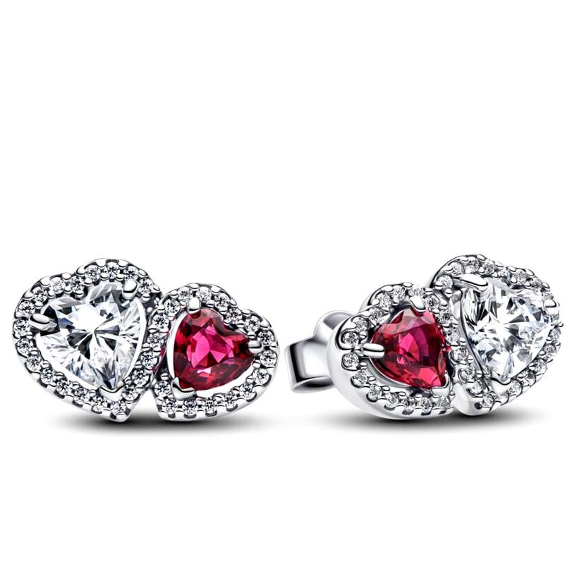 Серьги Ореол сердец 293633C01
